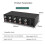 Audio Splitter 1X4 Audio Distributor for PC DVD EU Plug 6