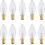 Dimmable B15 candle bulb 10 pack for soft warm white 2700K lighting 3