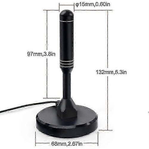 Potente antenna HD per camper con supporto DTMB 2