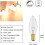 Dimmable B15 candle bulb 10 pack for soft warm white 2700K lighting 5