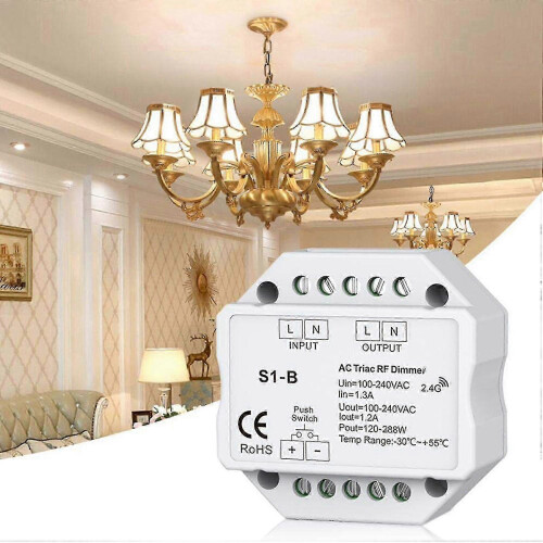 2x Triac RF LED Dimmer 120W-288W for S1-B Compatibility 2