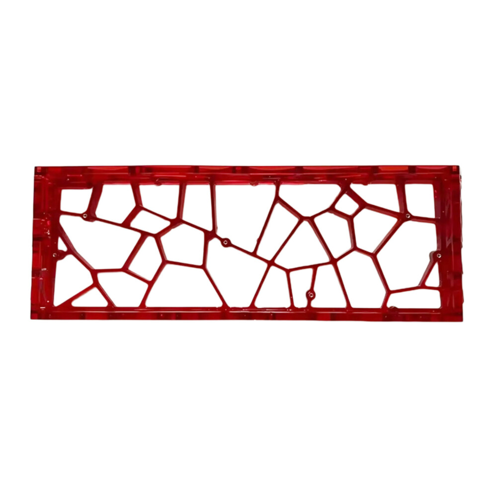1Pc Gh60 Keyboards Frame Ventilated Design-Translucent Red 7627001418004