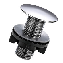 Sink Plug Hole Cover Replacement Washbasin-bright silver L