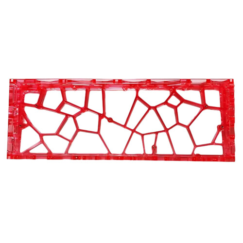 1PC GH60 Keyboards Frame Case Openwork Type-Translucent pink