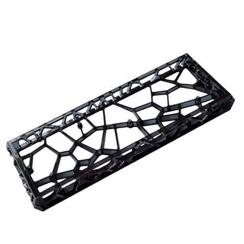1PC Openwork Keyboards Frame for GH60 Layout-Transparent black