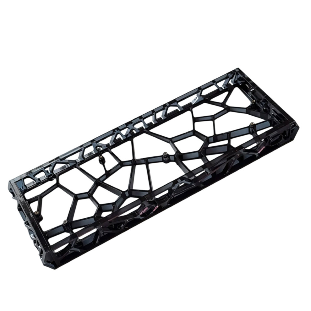 1Pc Openwork Keyboards Frame For Gh60 Layout-Transparent Black 7627001418394