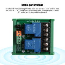 2-Kanal 30A 12V Relaismodul, Grün, L/H Auslöser