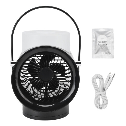 Humidifying Fan350ml USB Portable with3Speeds & Light