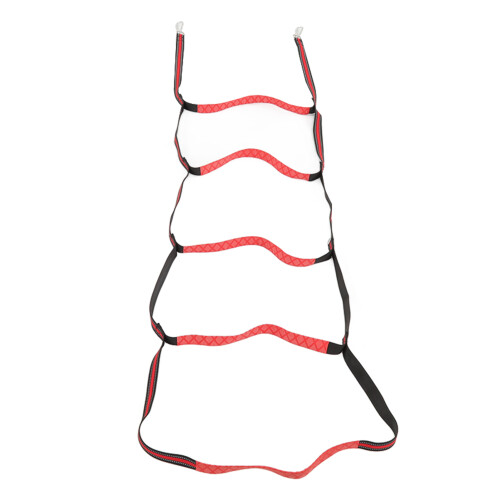 Bootsseilleiter mit Edelstahlhaken, 3-stufig