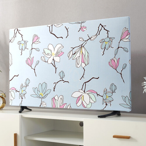 Capa para TV à prova d'água e poeira, elástica e compatível com a maioria das TVs.