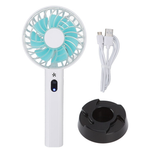 Handventilator mit 3 Geschwindigkeitsstufen, USB-aufladbar, 2000 mAh