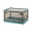 Διαφανές στοιβαζόμενο πτυσσόμενο κουτί αποθήκευσης με ρόδες, 47,5x 1