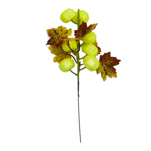 Foam & Plastic Maple Leaf Pumpkin Cutout21cm