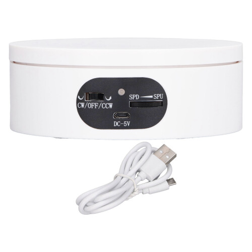 Roterende displaystativ, plastik, 2,5 kg kapacitet