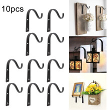 Metal Wall-Mount Hanging Basket Hook4Pack
