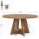 Tribesigns Tribesigns Round Dining Table, 120 cm Dining Table for 4 People 2