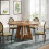 Tribesigns Tribesigns Round Dining Table, 120 cm Dining Table for 4 People 5