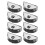 8 Pieces Strong Moon Brackets Secure Mounts Quick Fixing for 1