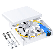 Optal Fiber Junction Box Fiber Opt-S C flange pigtail single