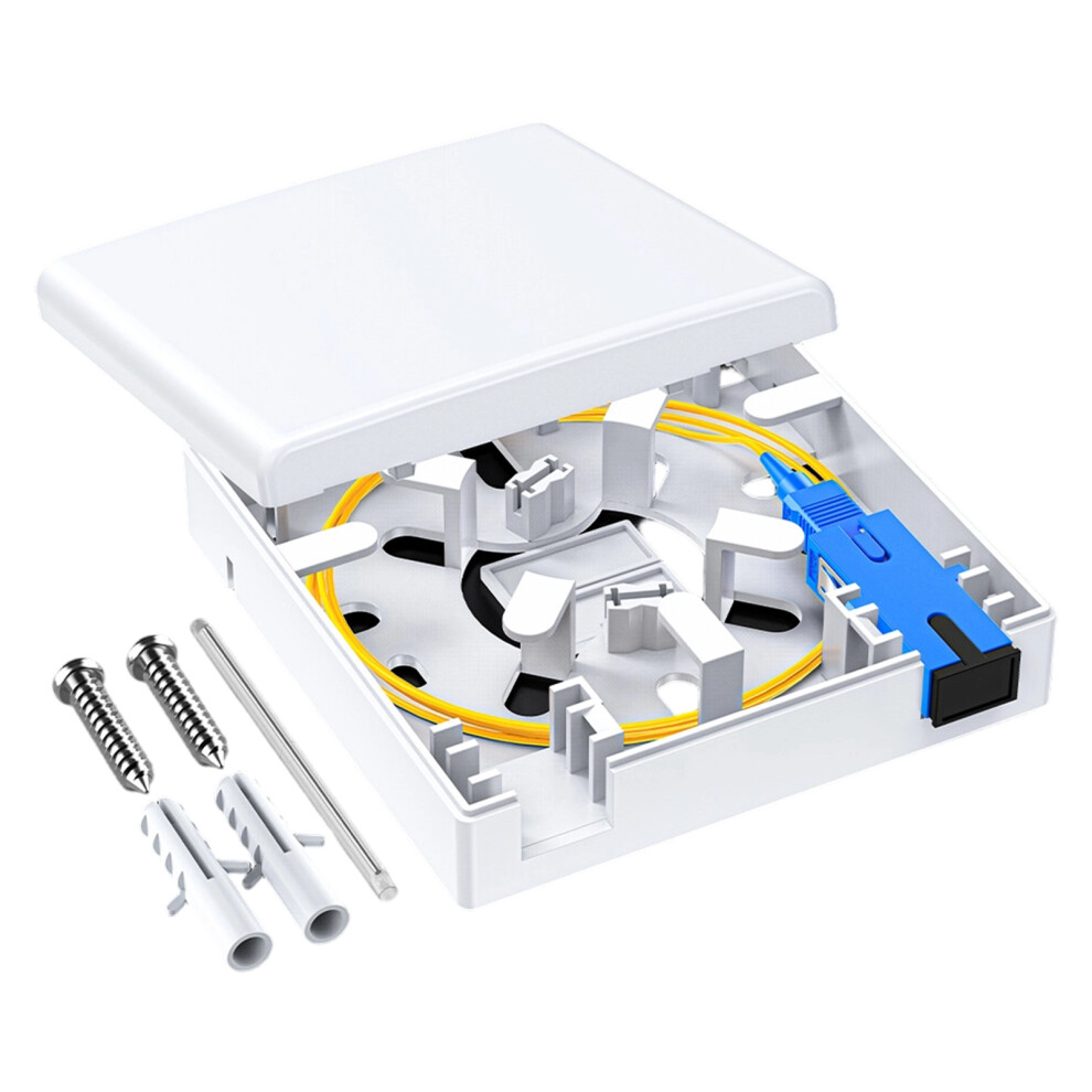Optal Fiber Junction Box Fiber Opt-S C Flange Pigtail Single 7627001419759