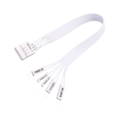 Motherboard Panel Line Extension Cable Easy-20cm White
