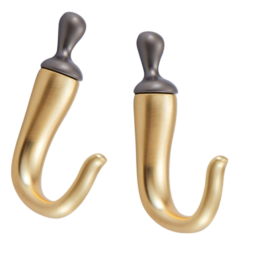 Practical Pepper Shaped Wall Hook Zinc Alloy Wall-Gray Gold 7709000885244