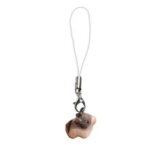 Adorable Pig Design Keychain Made of Sturdy-Brown and white
