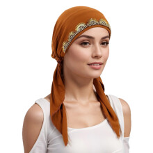 Hoofdbedekking Winddicht Warme ademende hoofddoek-donkerbruin os