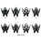 Iron Halloween Candle Holder12.7cm Black 7