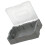 Multipurpose Stackable Storage Box for Home Office Toy and-grey 1