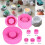 Silicone Flowerpot Mould8.7x8.5x3.8cm 5