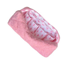 Sac de rangement pratique sur le thème du tissu-Peluche rose