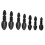 Extenseurs de chaussures télescopiques en plastique, 7 pièces, 1