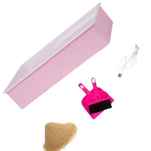 Educational Play Light Table Toy With Accessories For-Pink