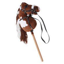 Vriendelijk pluche paardenhoofd rollenspel StickHobby-C