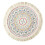 Cotton Polyester Round Placemat with Tassels 1