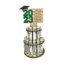 Wooden Graduation Money Holder20x10cm