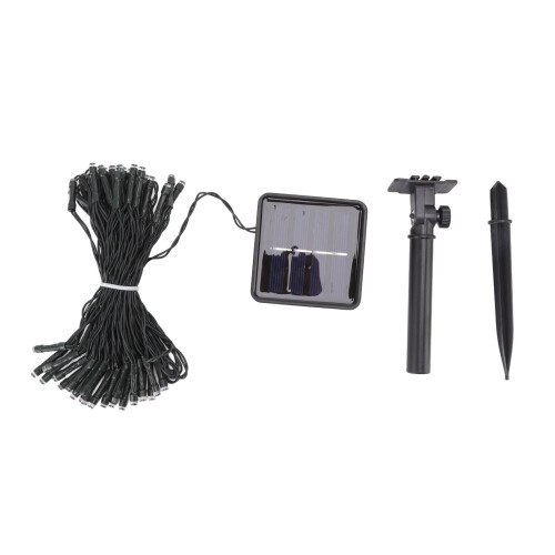 Luci solari a stringa con 50 LED, 7 metri, 8 modalità, IP65