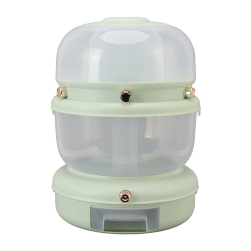 Grain Dispenser with Rotating Lid, Food-Grade PP, Large