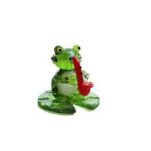 Glasfrøfigurer 3,2-5,5 cm til skrivebord og fehave