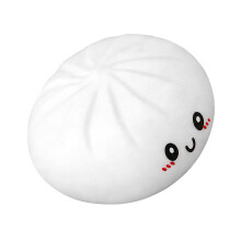 Dumpling Shape Stress Management Knijpspeeltje met schattig-wit