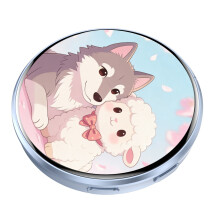 Elektronische badges LED Animes-pin met aanraakbediening-Blauw