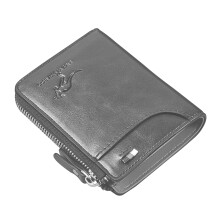 RFID Leather Wallet for Men – Anti-Theft, 14Card Slots,