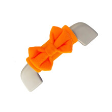 Bowknot Protective Cover for Automobile Roof Handles to-Orange