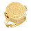 Adjustable Finger Ring For Lip Balm Storage-Pattern gold 1
