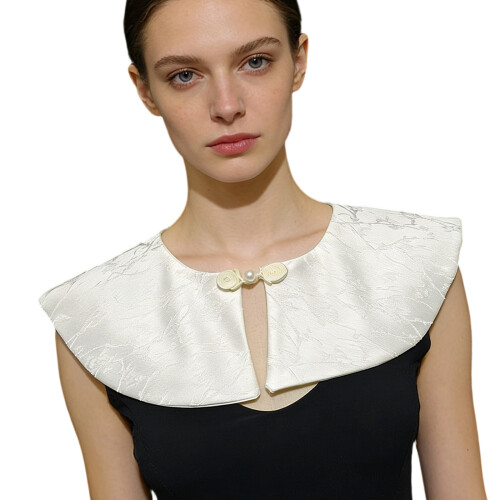 Style Collar Decorative Choker Detachable Collar Costume-White