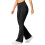 Women's fleece flared pants with pockets,-Dark Grey S 7