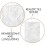 12Pcs Durable Pet Tile Stickers Light Grey for Bathroom Kitchen Walls 4