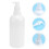 8Pcs Refillable White Bottles with Pump for Shampoo Liquid Soap 5