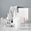 8Pcs Refillable White Bottles with Pump for Shampoo Liquid Soap 9